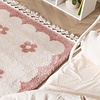 Wasbaar kindervloerkleed - Moos Flower Roze  - thumbnail 1