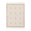 Wasbaar kindervloerkleed - Moos Moon Creme  - thumbnail 1