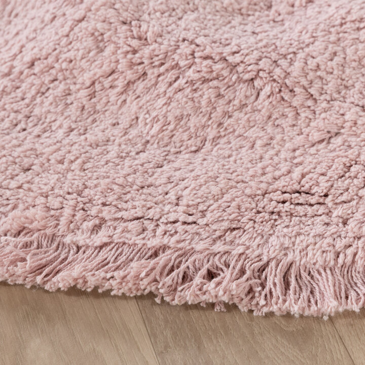 Rond Vloerkleed Kinderkamer - Lou Dots Paars  - 5