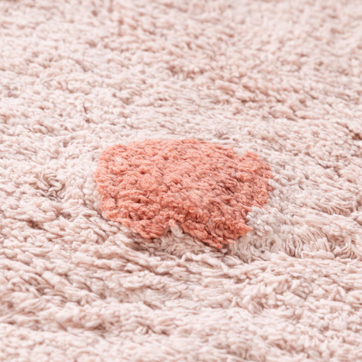 Rond Vloerkleed Kinderkamer - Lou Dots Roze  - 3