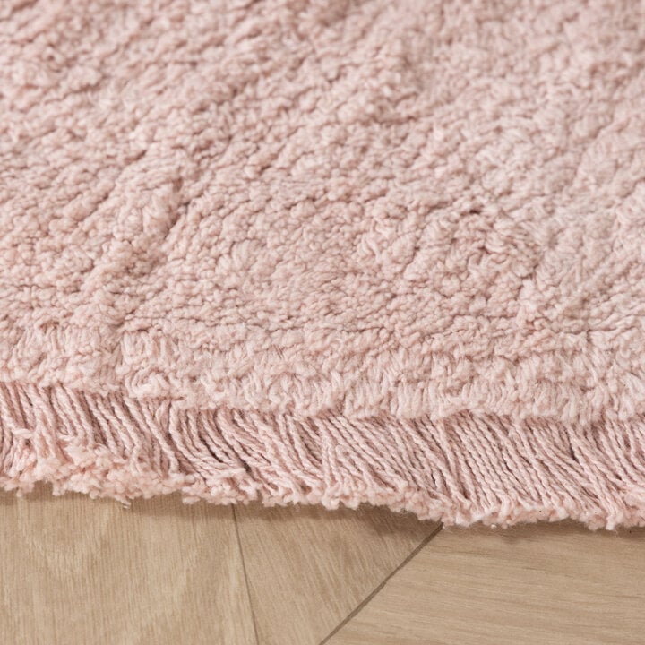 Rond Vloerkleed Kinderkamer - Lou Dots Roze  - 5