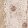 Rond Vloerkleed Kinderkamer - Lou Dots Taupe  - thumbnail 4