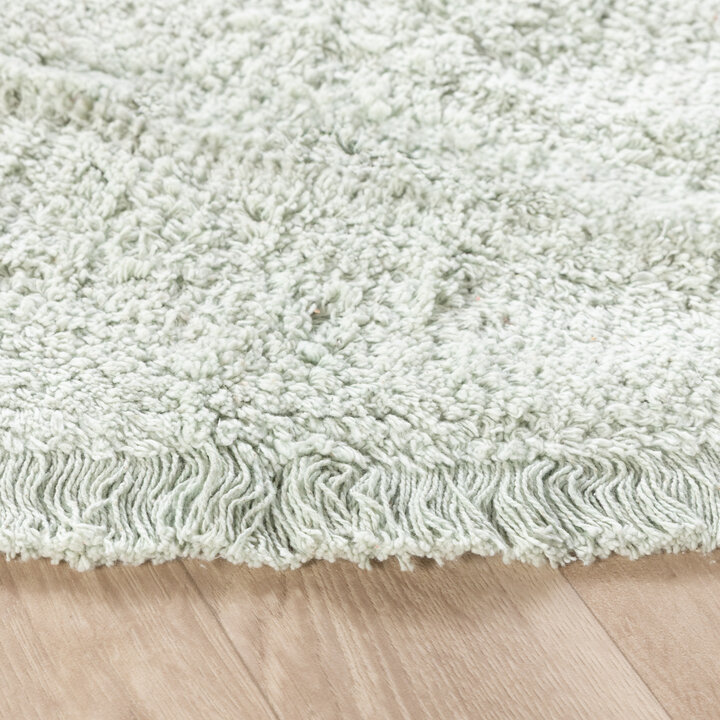 Rond Vloerkleed Kinderkamer - Lou Dots Groen  - 5