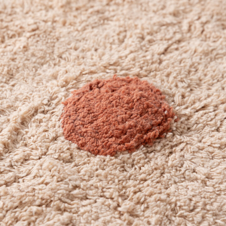 Rond Vloerkleed Kinderkamer - Lou Dots Terra  - 3