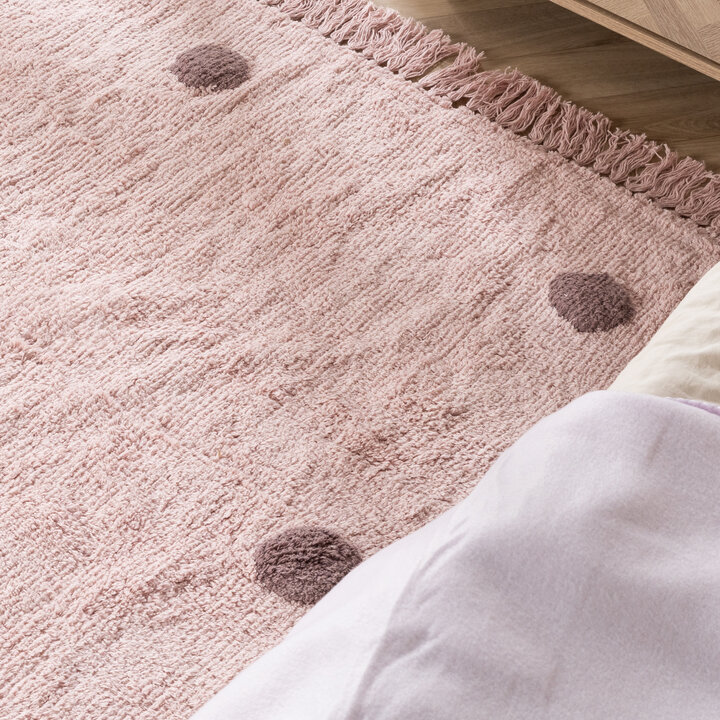 Vloerkleed Kinderkamer - Lou Dots Paars  - 2
