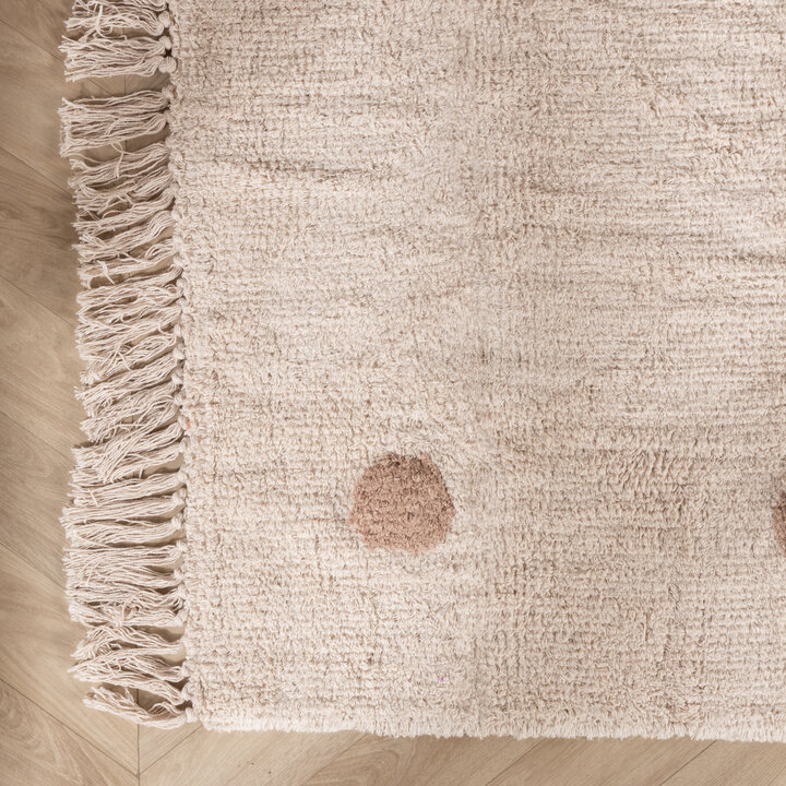 Vloerkleed Kinderkamer - Lou Dots Taupe  - 4