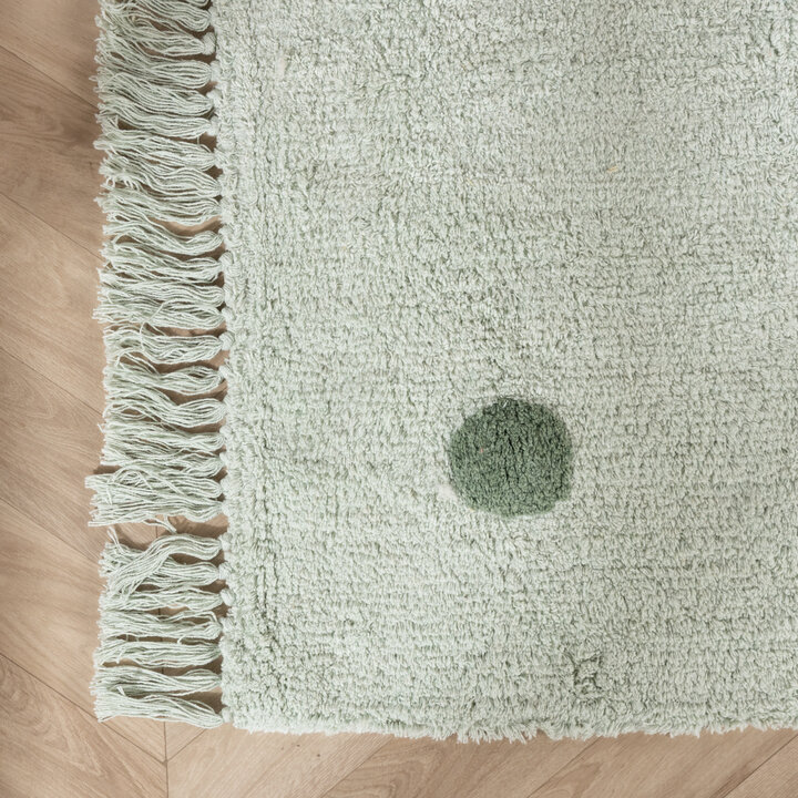 Vloerkleed Kinderkamer - Lou Dots Groen  - 4