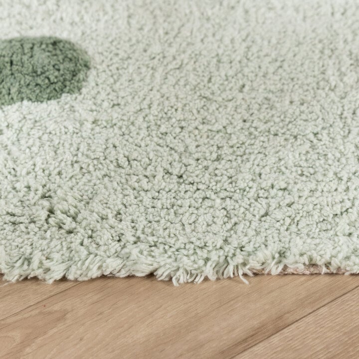 Vloerkleed Kinderkamer - Lou Dots Groen  - 5