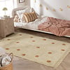 Vloerkleed Kinderkamer - Lou Dots Geel  - thumbnail
