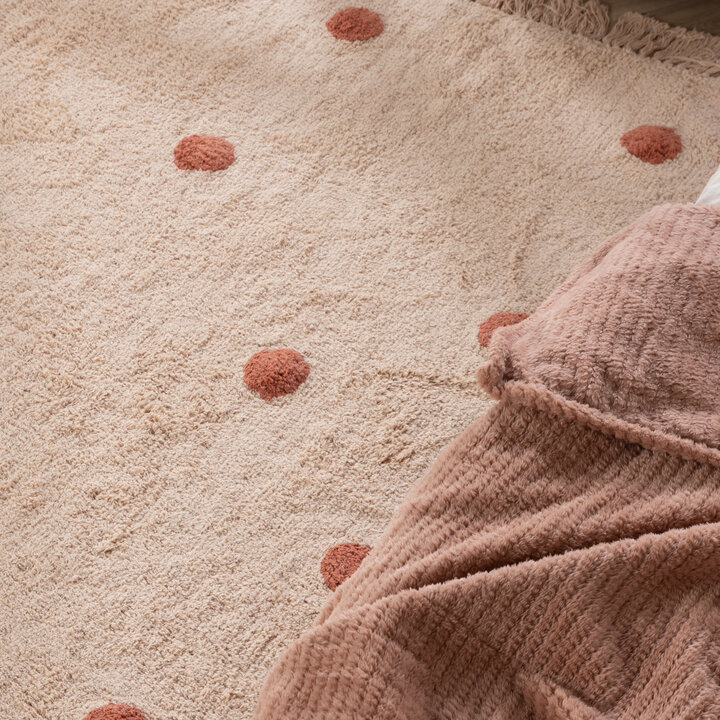 Vloerkleed Kinderkamer - Lou Dots Terra  - 2