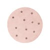 Rond Vloerkleed Kinderkamer - Lou Dots Paars  - thumbnail 1