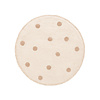 Rond Vloerkleed Kinderkamer - Lou Dots Taupe  - thumbnail 1