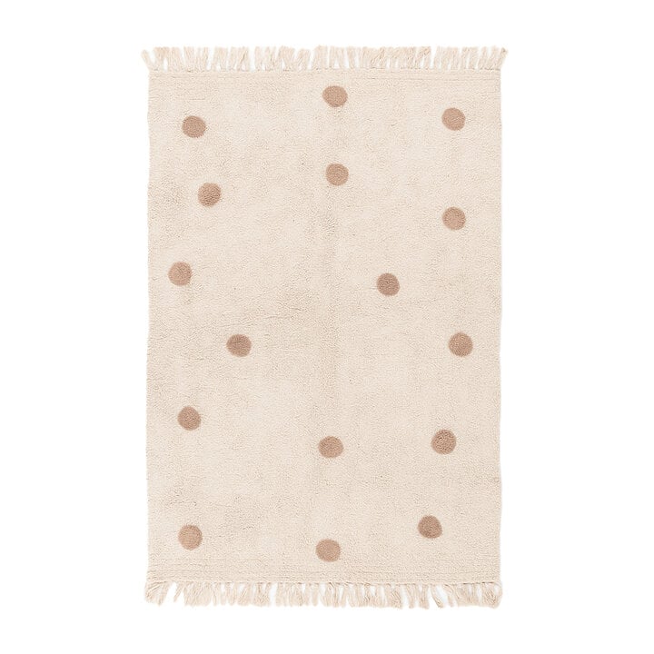 Vloerkleed Kinderkamer - Lou Dots Taupe  - 1