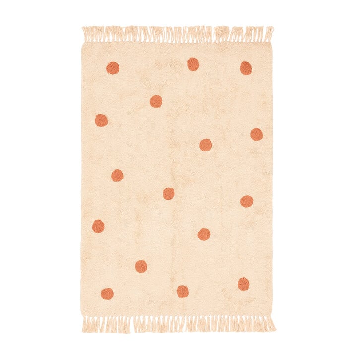 Vloerkleed Kinderkamer - Lou Dots Terra  - 1