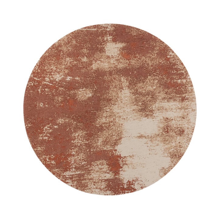 Rond abstract vloerkleed - Candice Roze - 1