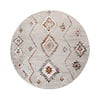 Rond Berber vloerkleed - Blend Aztec Beige - thumbnail 1