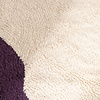 Rond Wasbaar vloerkleed - Hazy Paars/Creme - thumbnail 3