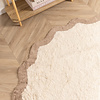 Rond Wasbaar vloerkleed - Hazy Beige/Creme - thumbnail 2