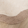 Rond Wasbaar vloerkleed - Hazy Beige/Creme - thumbnail 5