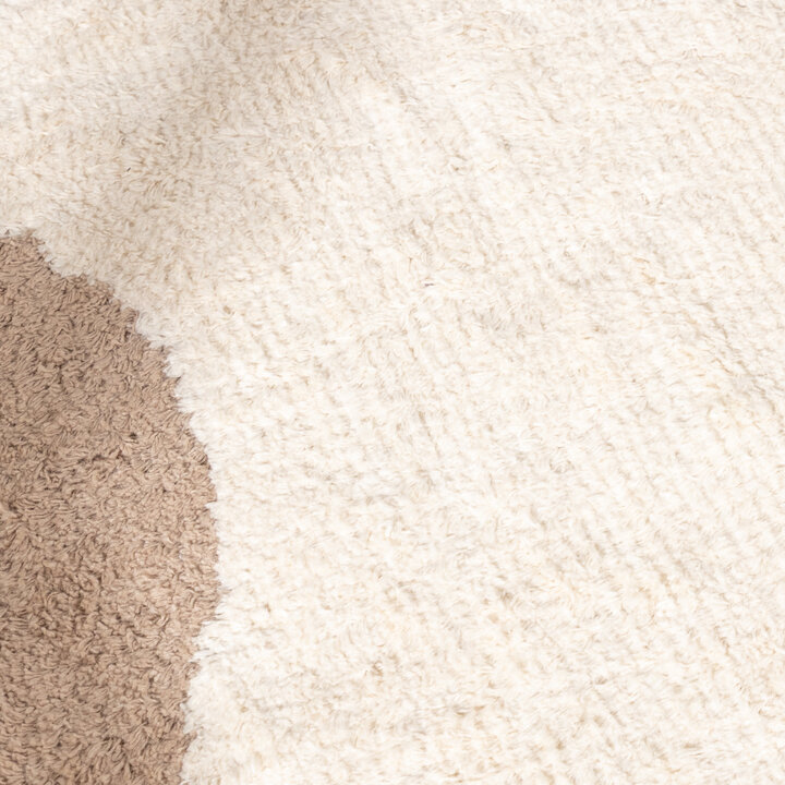 Wasbaar vloerkleed - Hazy Beige/Creme - 3