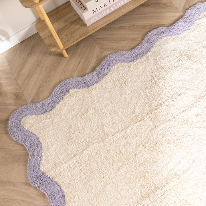 Wasbaar vloerkleed - Hazy Lila/Creme - 2