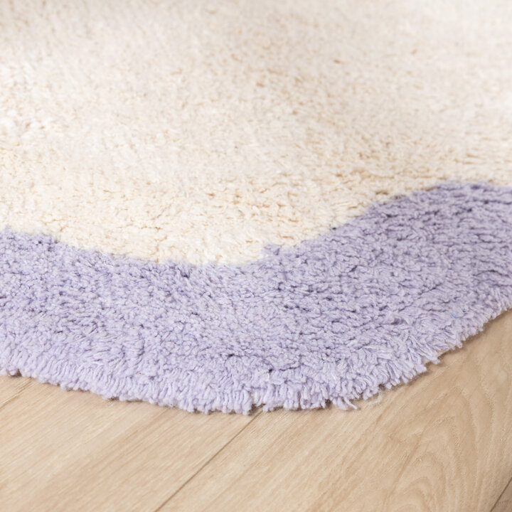 Wasbaar vloerkleed - Hazy Lila/Creme - 5