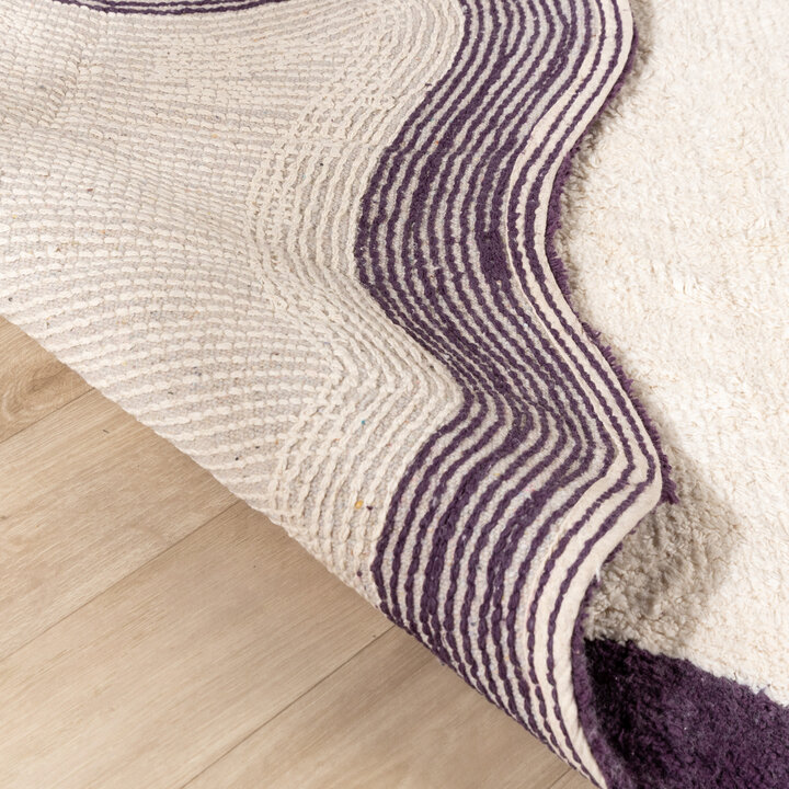 Wasbaar vloerkleed - Hazy Paars/Creme - 6