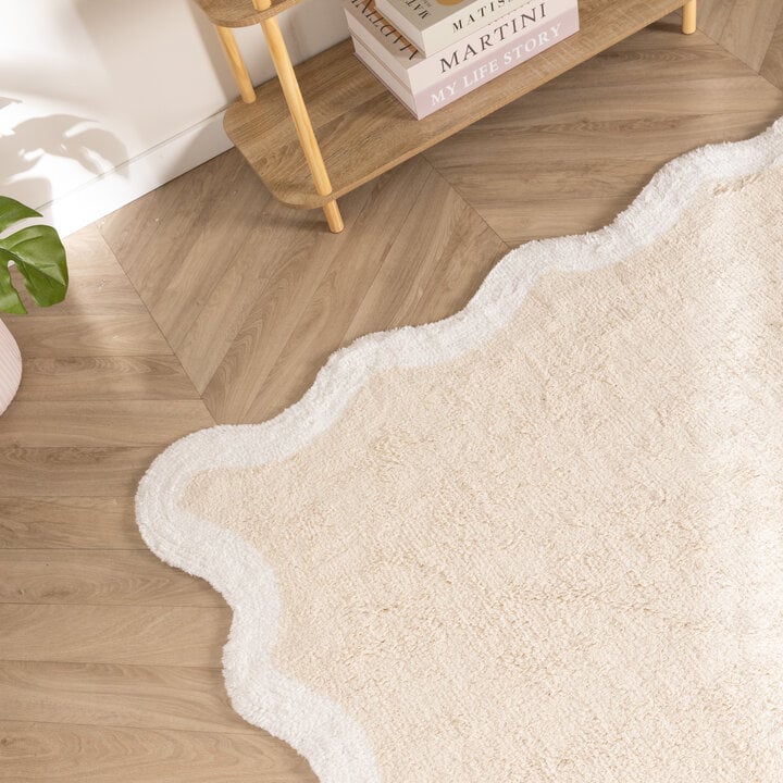 Wasbaar vloerkleed - Hazy Wit/Creme - 2