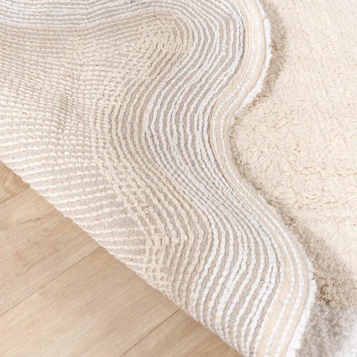 Wasbaar vloerkleed - Hazy Wit/Creme - 6