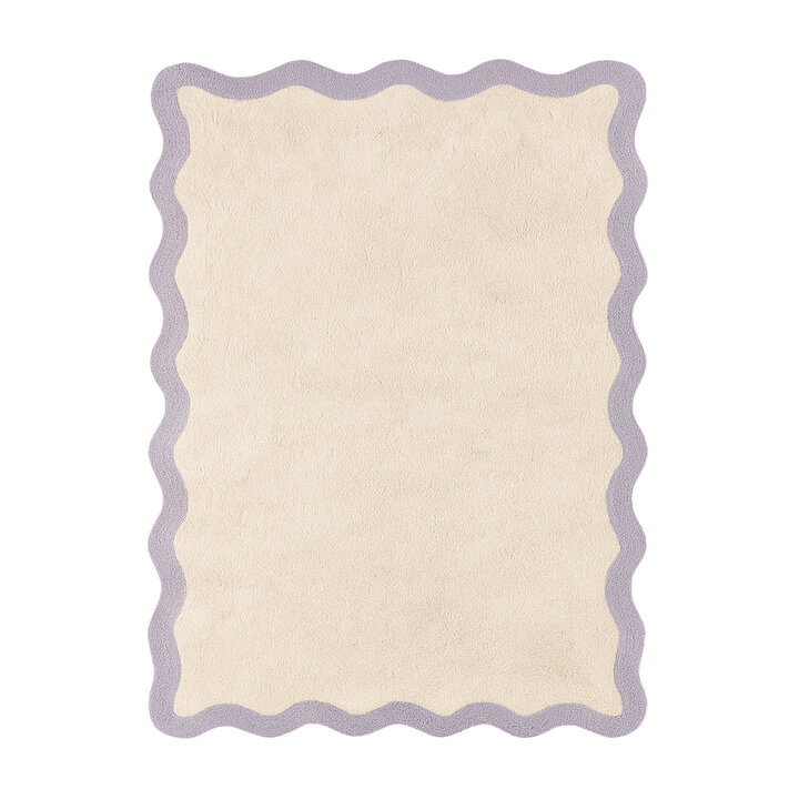 Wasbaar vloerkleed - Hazy Lila/Creme - 1