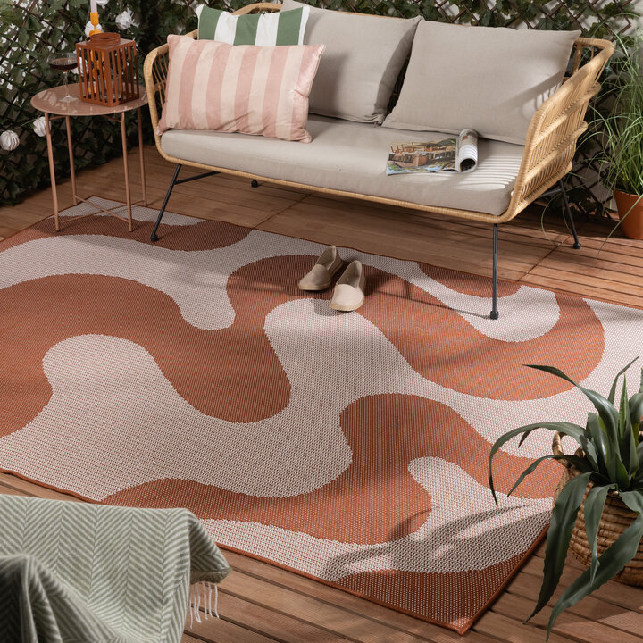 Buitenkleed - Summer Swirl Terra