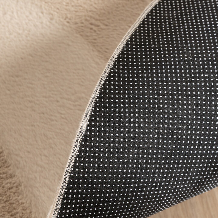 Rond laagpolig vloerkleed - Cozy Beige  - 6