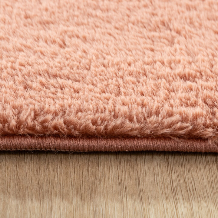 Zacht laagpolig vloerkleed - Cozy Roze  - 5