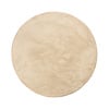 Rond laagpolig vloerkleed - Cozy Beige  - thumbnail 1