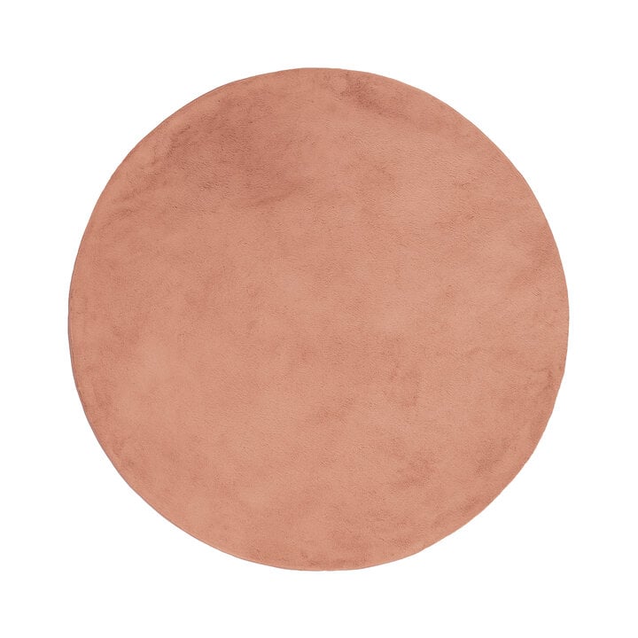 Rond laagpolig vloerkleed - Cozy Roze  - 1
