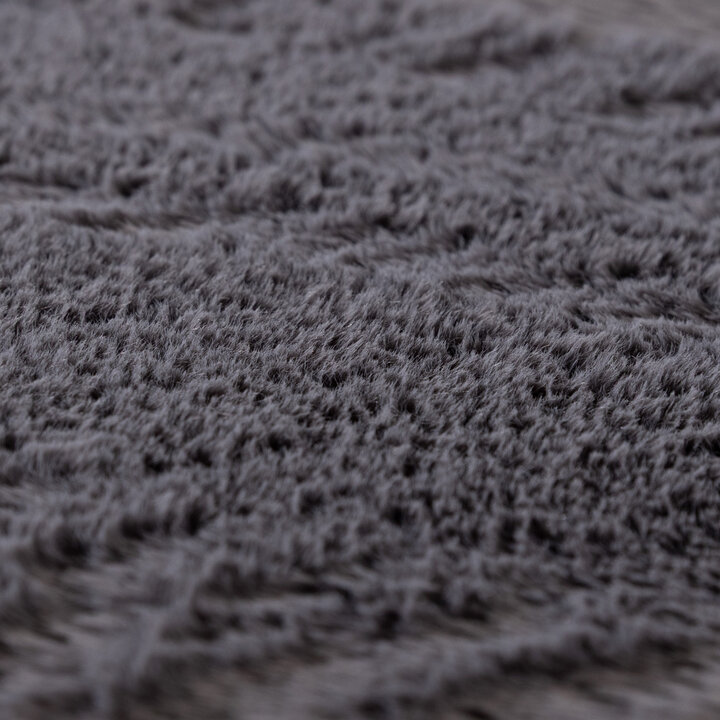 Zacht laagpolig vloerkleed - Cozy Ripple Antraciet - 3