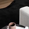 Zacht laagpolig vloerkleed - Cozy Ripple Zwart - thumbnail 2