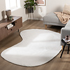 Zacht laagpolig vloerkleed - Cozy Ripple Wit - thumbnail