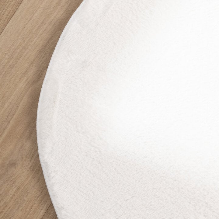 Zacht laagpolig vloerkleed - Cozy Ripple Wit - 4