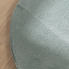 Zacht laagpolig vloerkleed - Cozy Pebble Groen - thumbnail 3