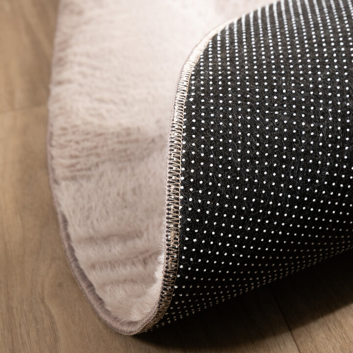 Zacht laagpolig vloerkleed - Cozy Pebble Taupe - 5