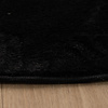 Zacht laagpolig vloerkleed - Cozy Pebble Zwart - thumbnail 4
