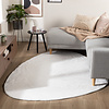 Zacht laagpolig vloerkleed - Cozy Pebble Wit - thumbnail