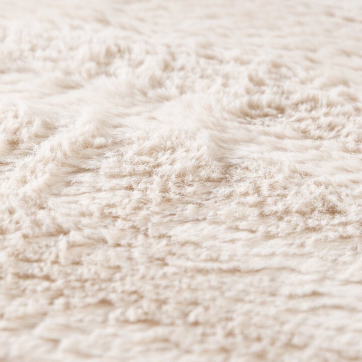 Zacht laagpolig vloerkleed - Cozy Pebble Creme - 3