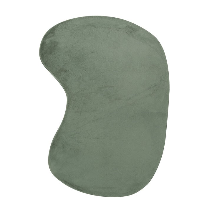 Zacht laagpolig vloerkleed - Cozy Ripple Groen - 1