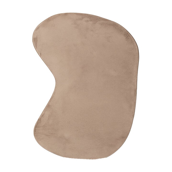 Zacht laagpolig vloerkleed - Cozy Ripple Taupe - 1