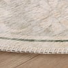 Rond Vloerkleed Bloemen - Celine Groen - thumbnail 4