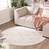 Rond Vloerkleed Bloemen - Celine Roze - thumbnail