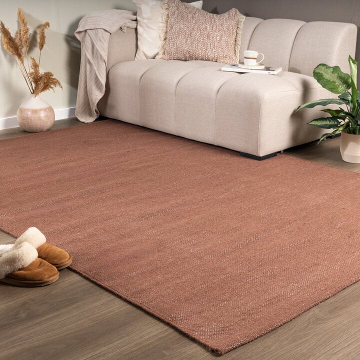 Wollen vloerkleed - Reno Bruin