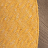 Rond wollen vloerkleed - Reno Okergeel - thumbnail 4